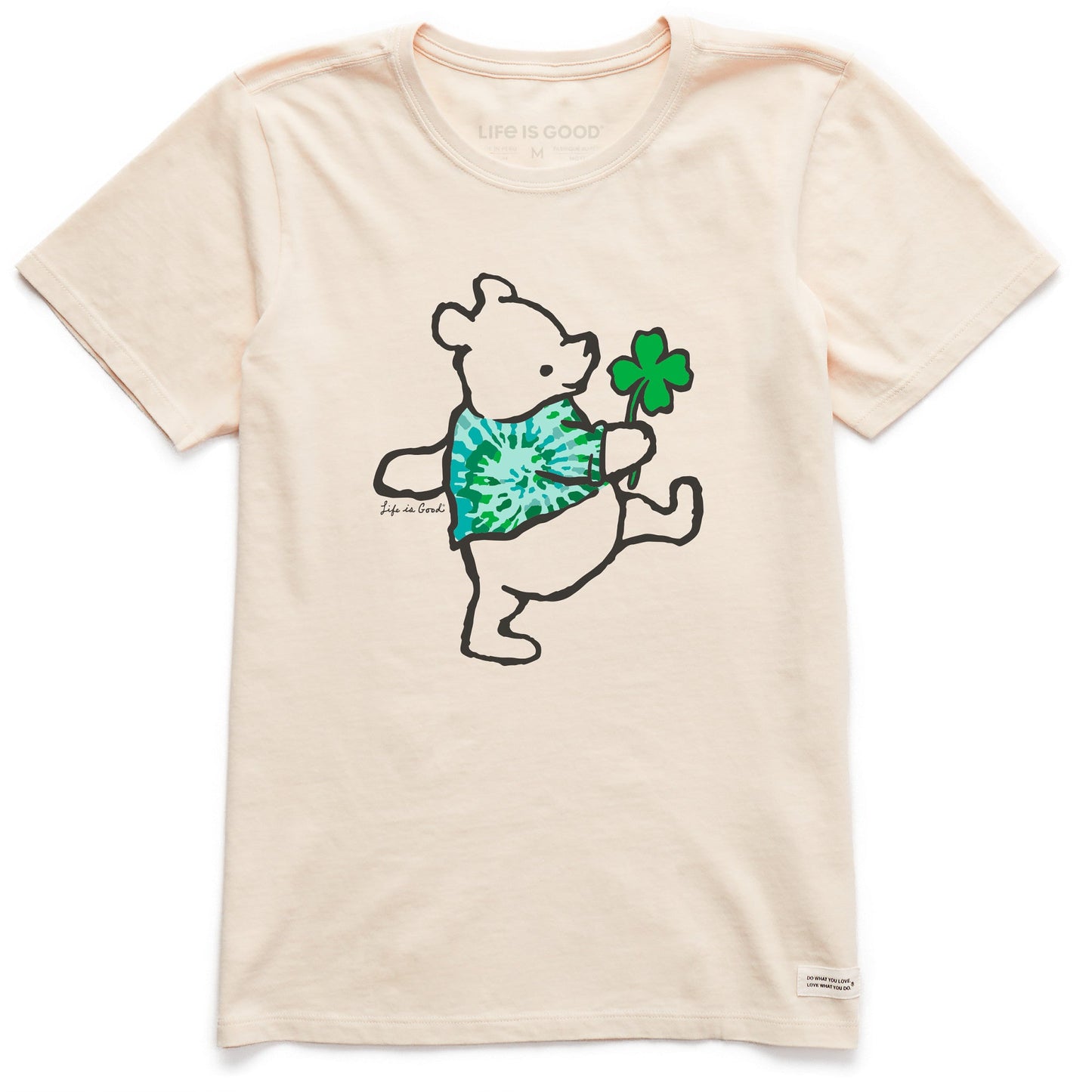 Women's Winnie with Clover Short Sleeve Crusher Tee