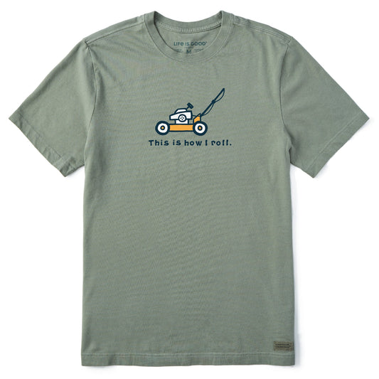Men's How I Roll Lawnmower Short Sleeve Tee