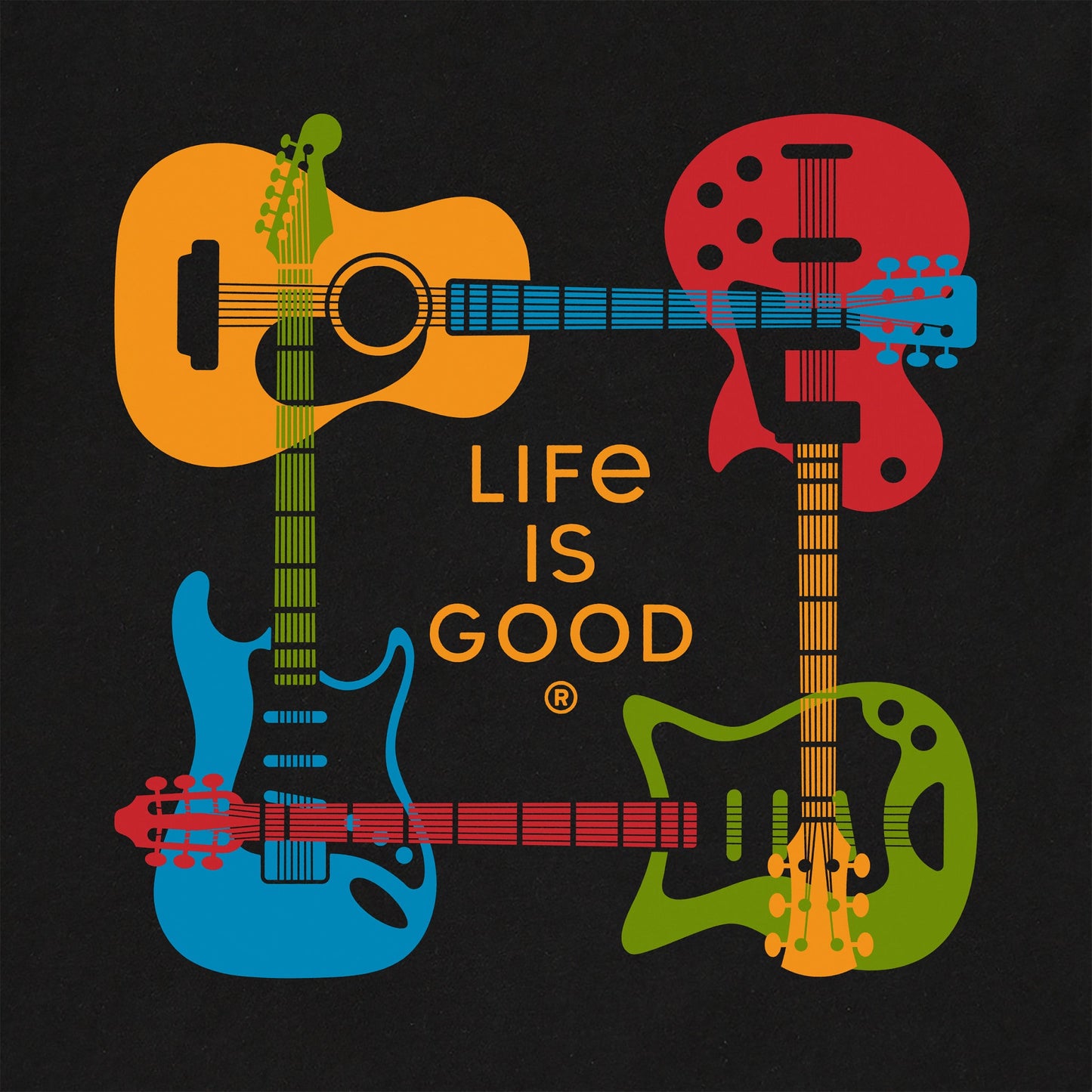 Men's Guitar Case Short Sleeve Tee