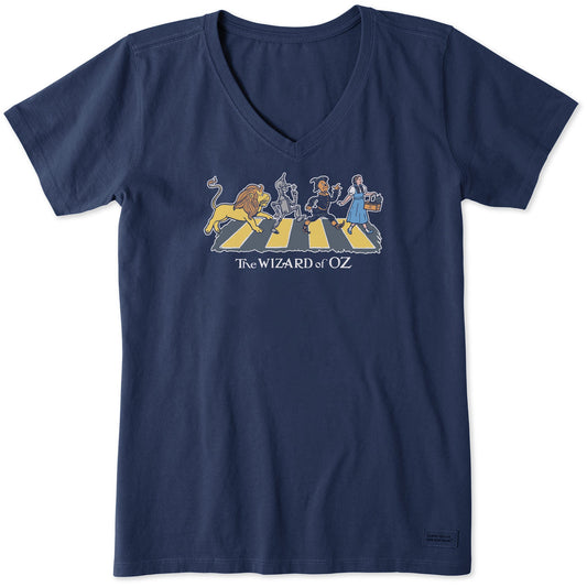 Women's Wizard of Oz Album Cover Short Sleeve Vee