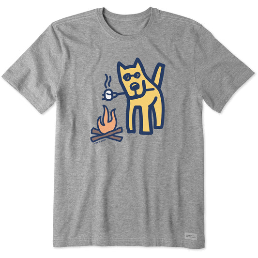Men's Campfire Dog Short Sleeve Tee
