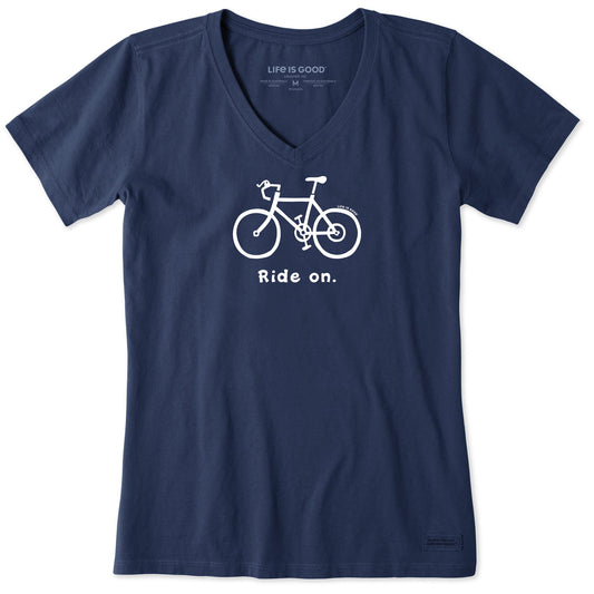 Women's Ride On Short Sleeve Vee