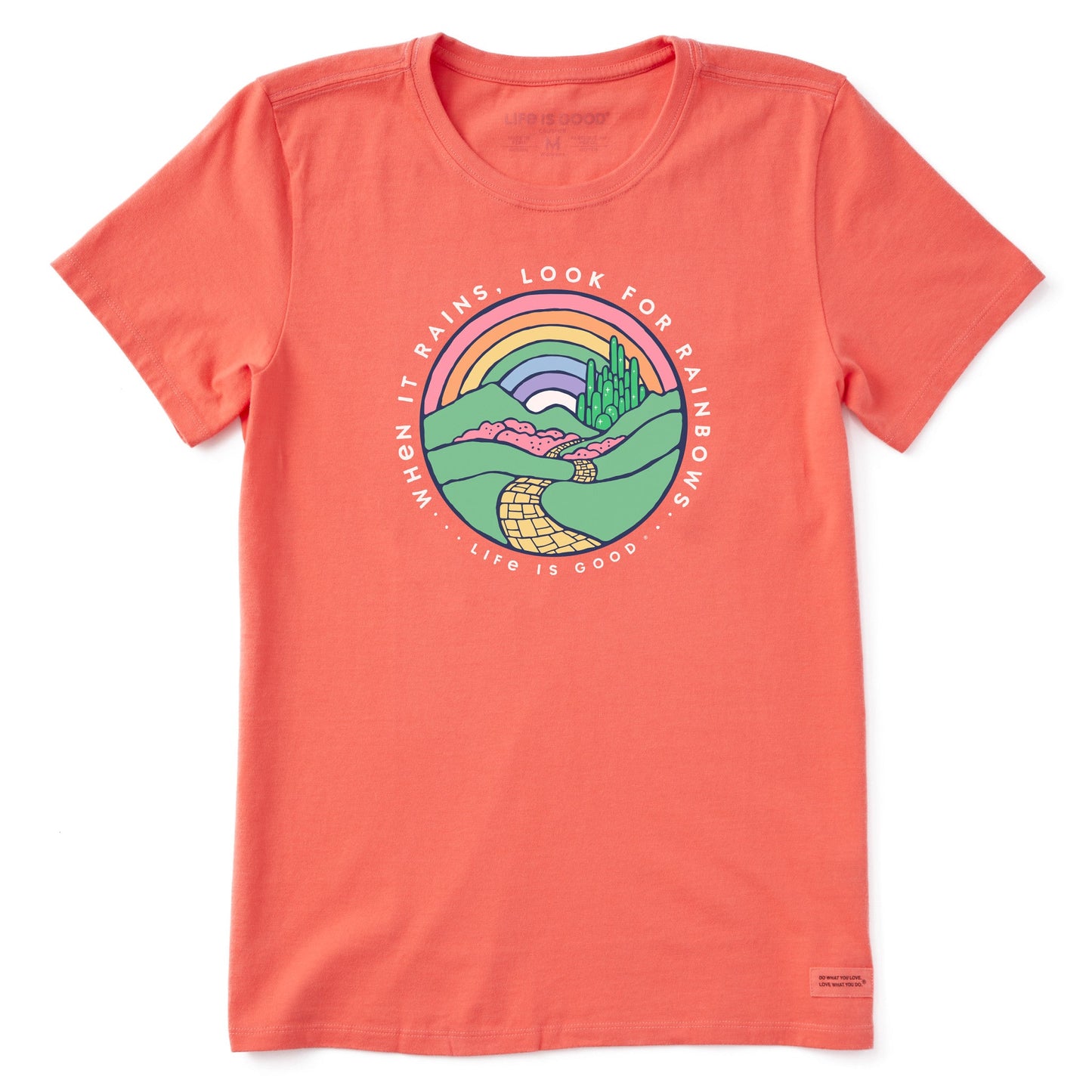 Women's Wizard of Oz Look For Rainbows Short Sleeve Tee