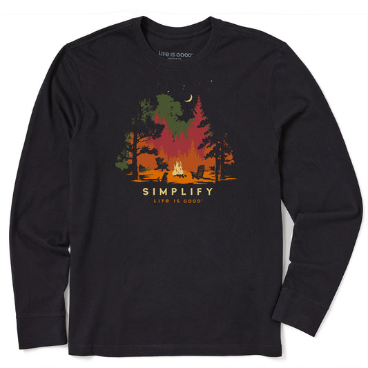 Men's Simplify Campfire Long Sleeve Crusher Tee
