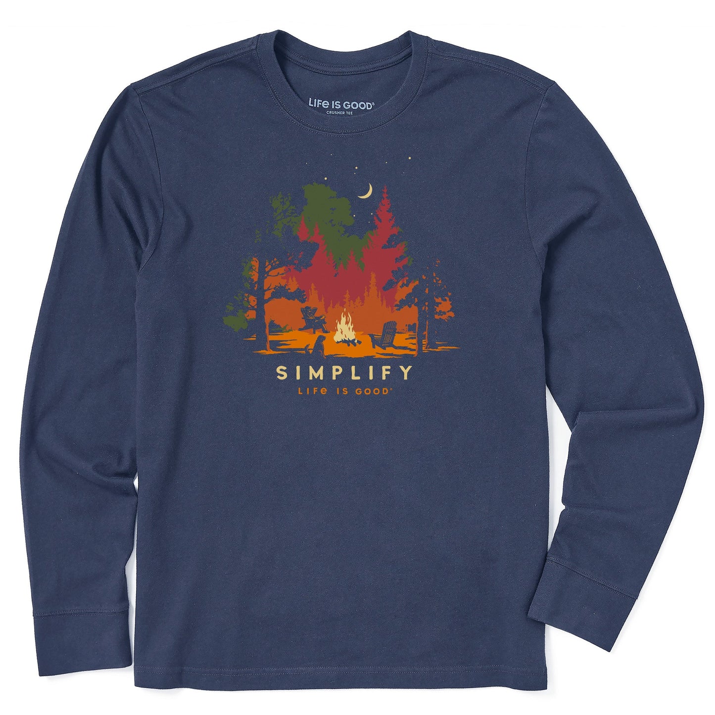 Men's Simplify Campfire Long Sleeve Crusher Tee