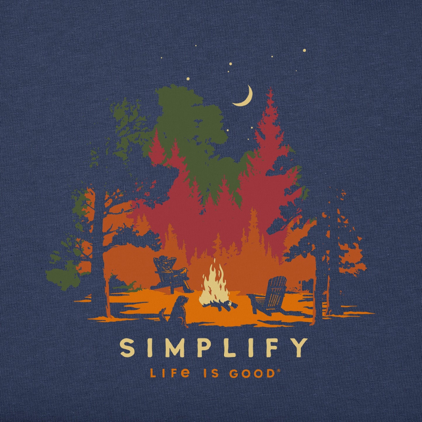 Men's Simplify Campfire Long Sleeve Crusher Tee