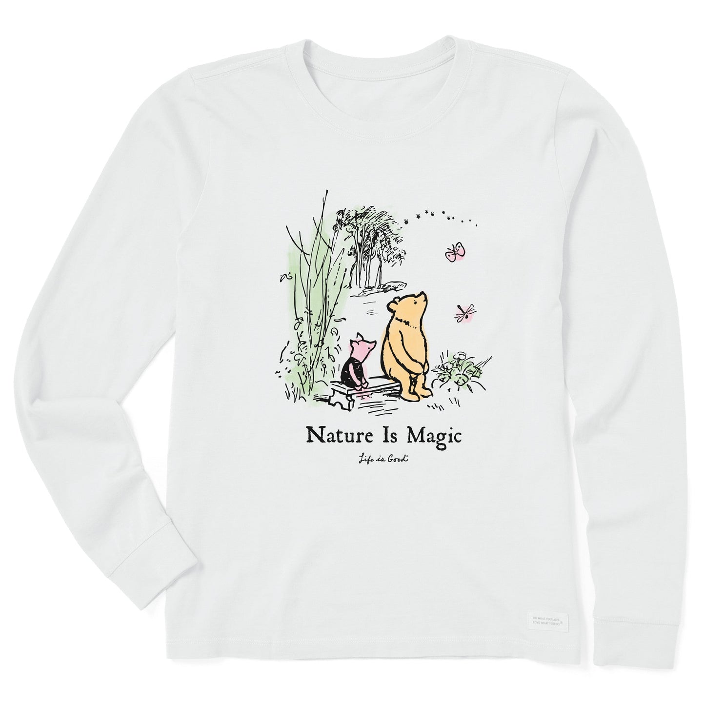 Women's Winnie & P Nature is Magic Long Sleeve Crusher Tee