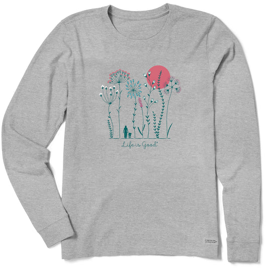 Women's Wildflower Walk Long Sleeve Crusher Tee