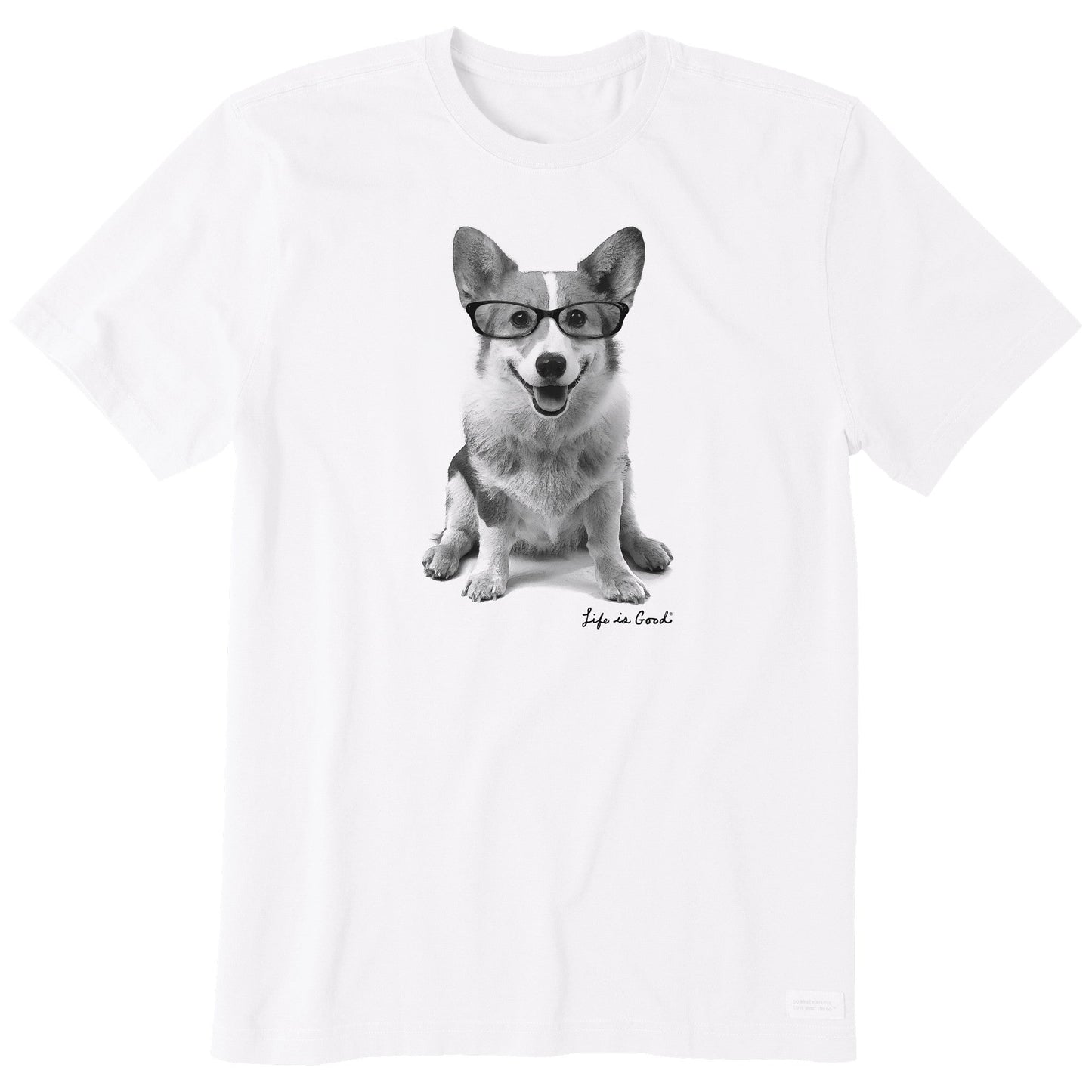 Men's Smart Corgi Short Sleeve Crusher Tee