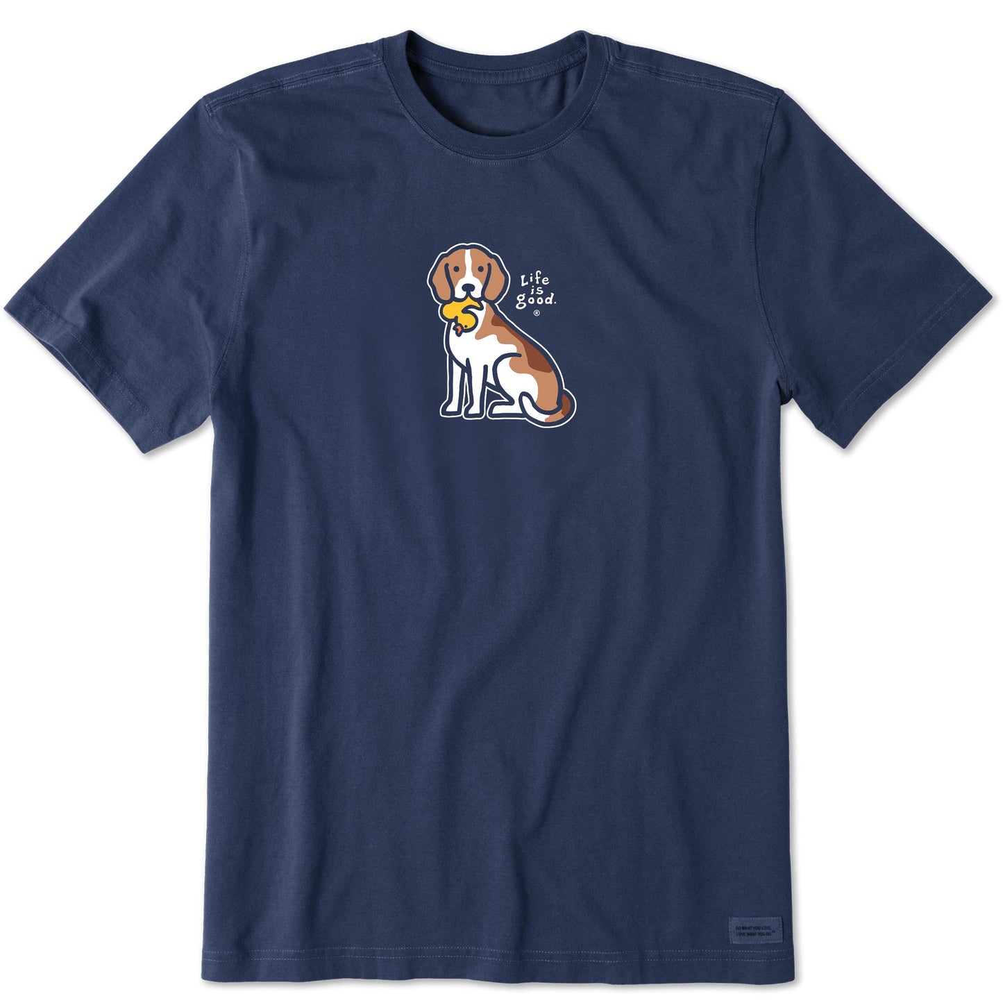 Men's Style Beagle Short Sleeve Crusher Tee