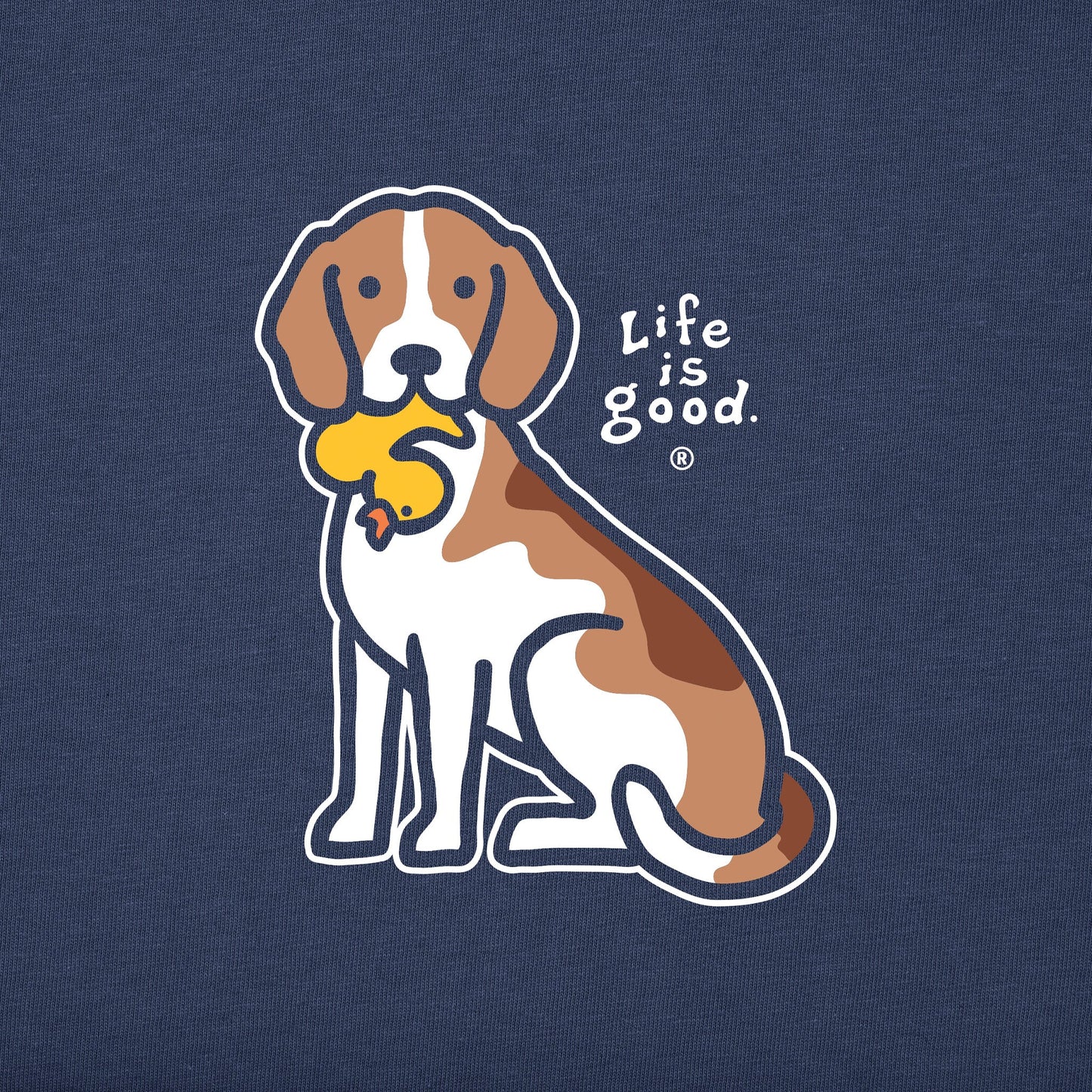 Men's Style Beagle Short Sleeve Crusher Tee