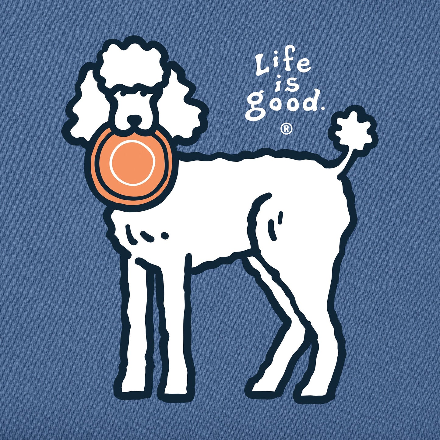 Men's Style Poodle Short Sleeve Crusher Tee