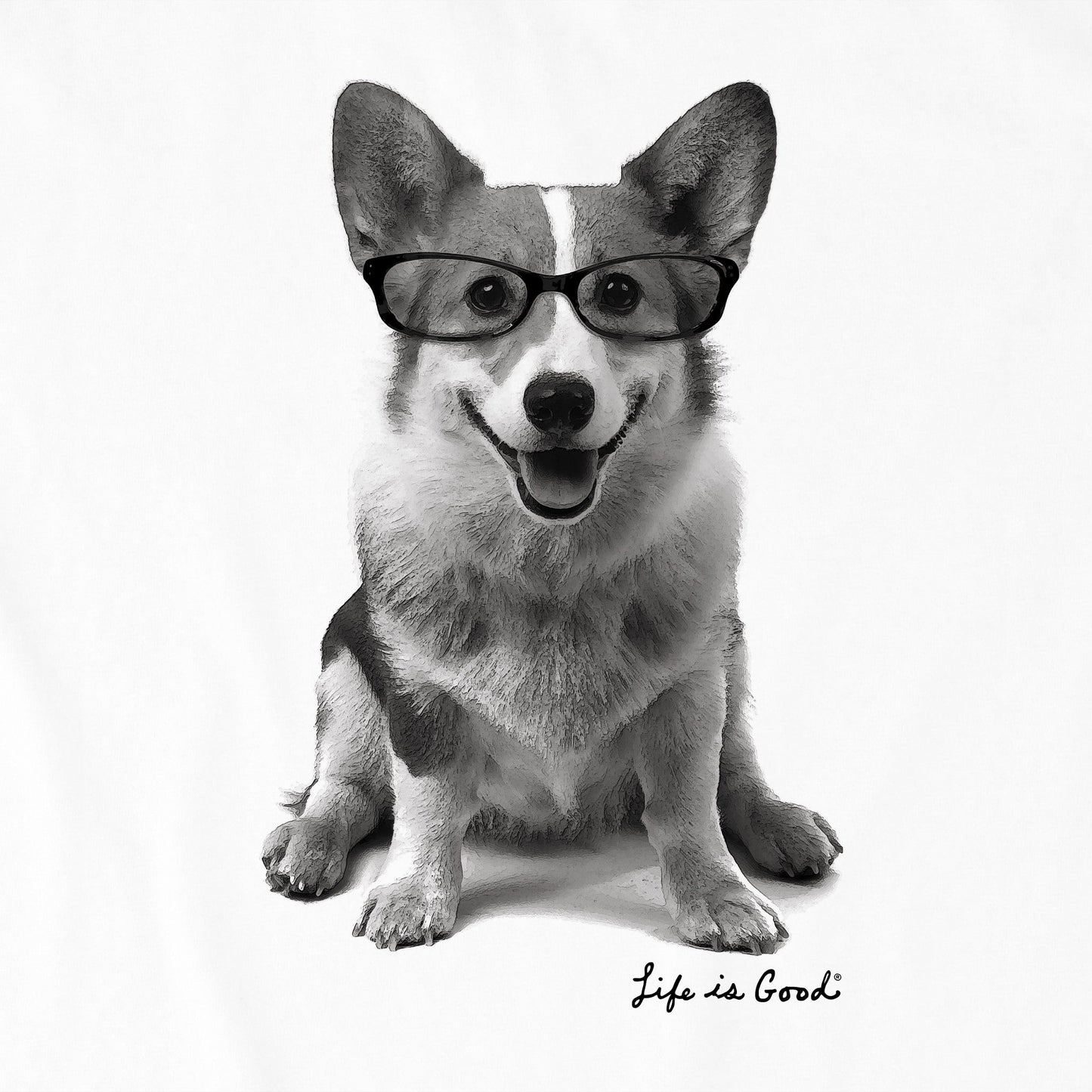 Women's Smart Corgi Short Sleeve Crusher Tee