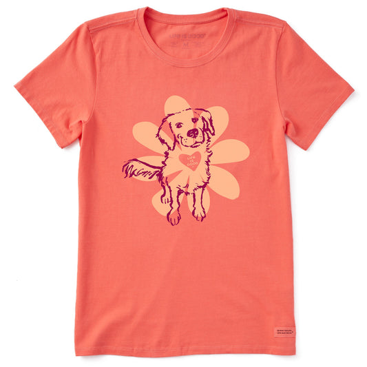 Women's Daisy Retriever Short Sleeve Crusher Tee