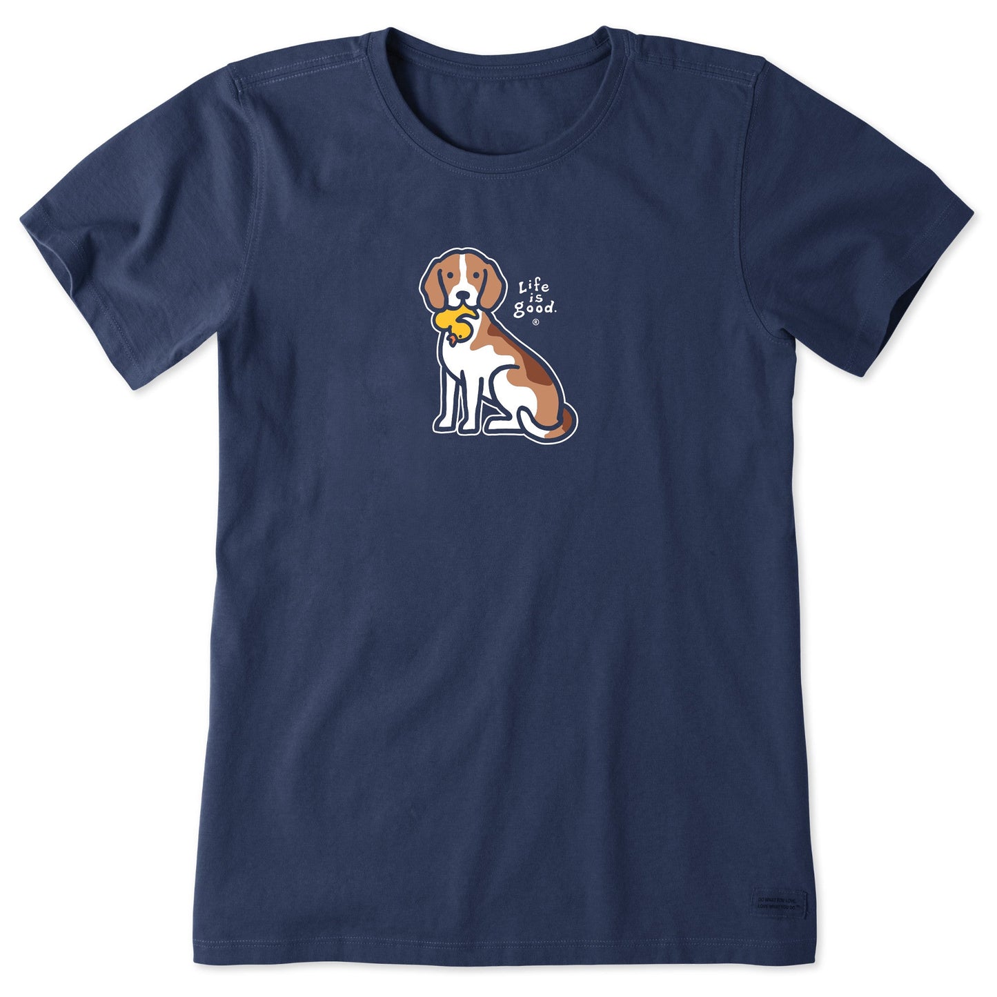 Women's Style Beagle Short Sleeve Crusher Tee