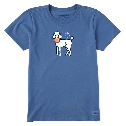 Women's Style Poodle Short Sleeve Crusher Tee