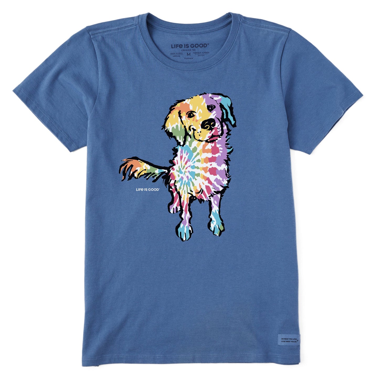 Women's Tie Dye Retriever Short Sleeve Crusher Tee