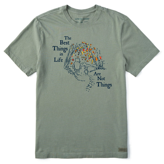 Men's Winnie Best Things Foliage Short Sleeve Crusher Tee
