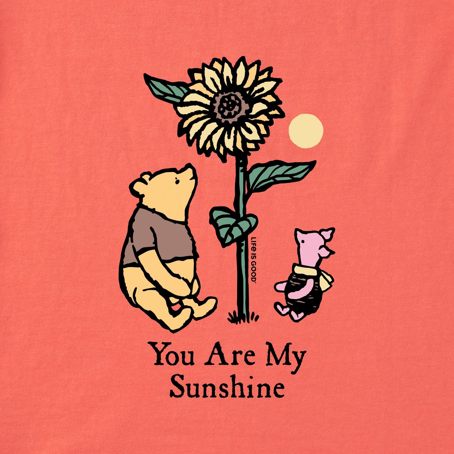Women's Winnie & P You are My Sunshine Short Sleeve Crusher Tee