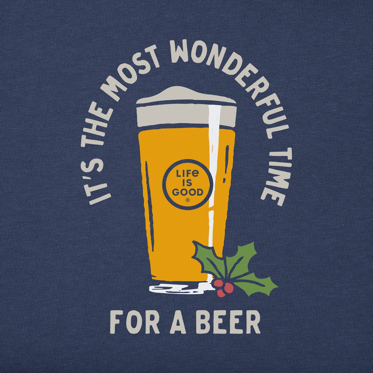 Men's Time for a Beer Long Sleeve Crusher Tee