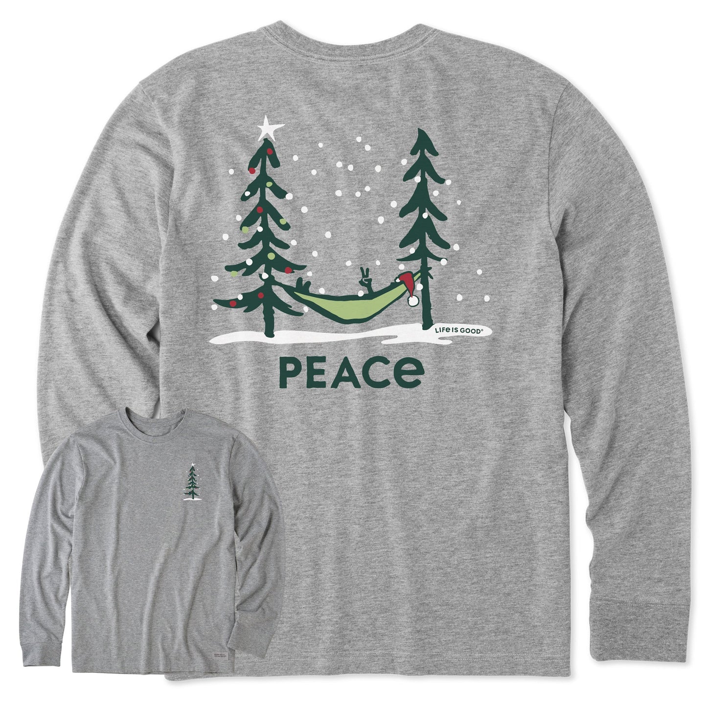 Men's Holiday Hammock Long Sleeve Crusher Tee