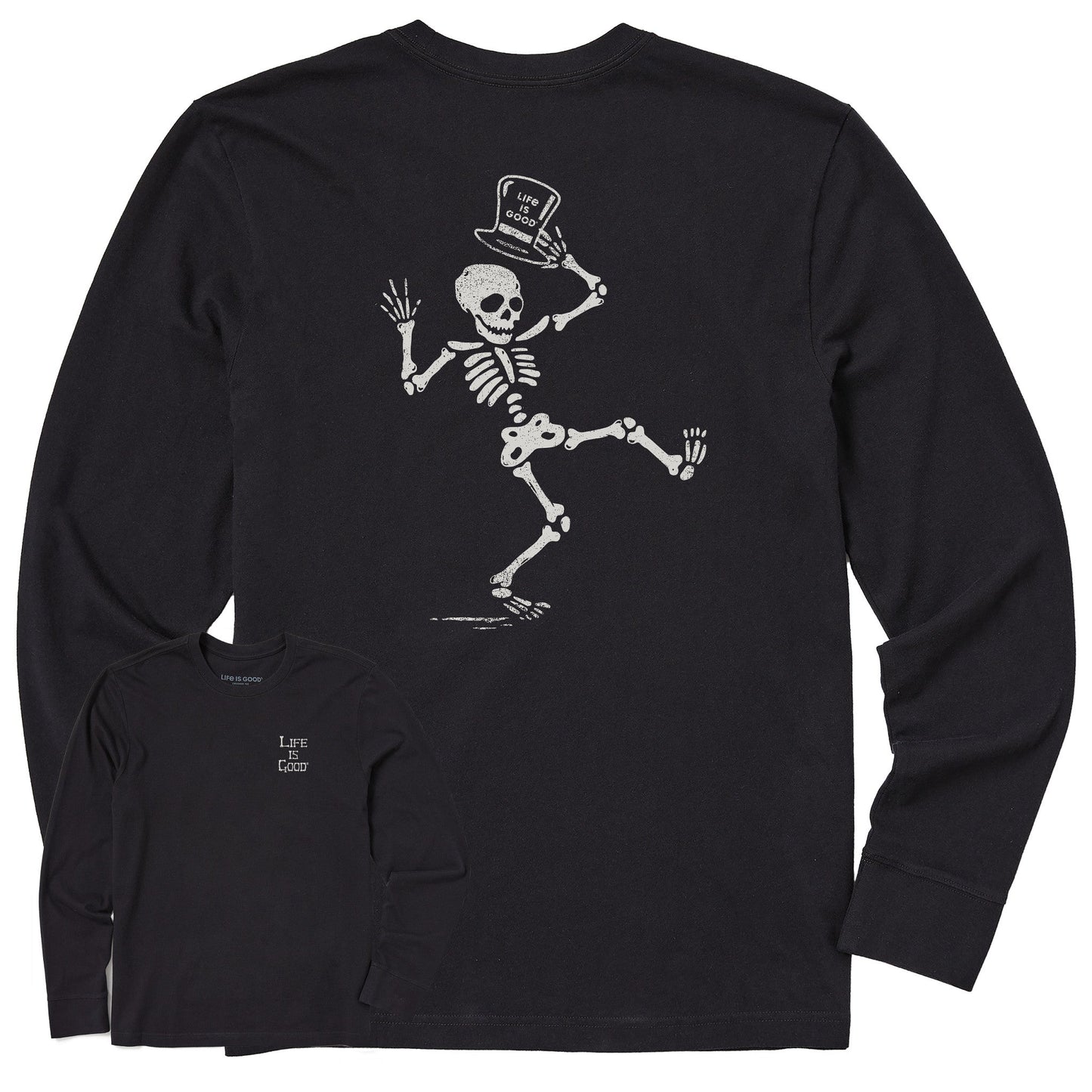 Men's Shake Your Bones Long Sleeve Crusher Tee