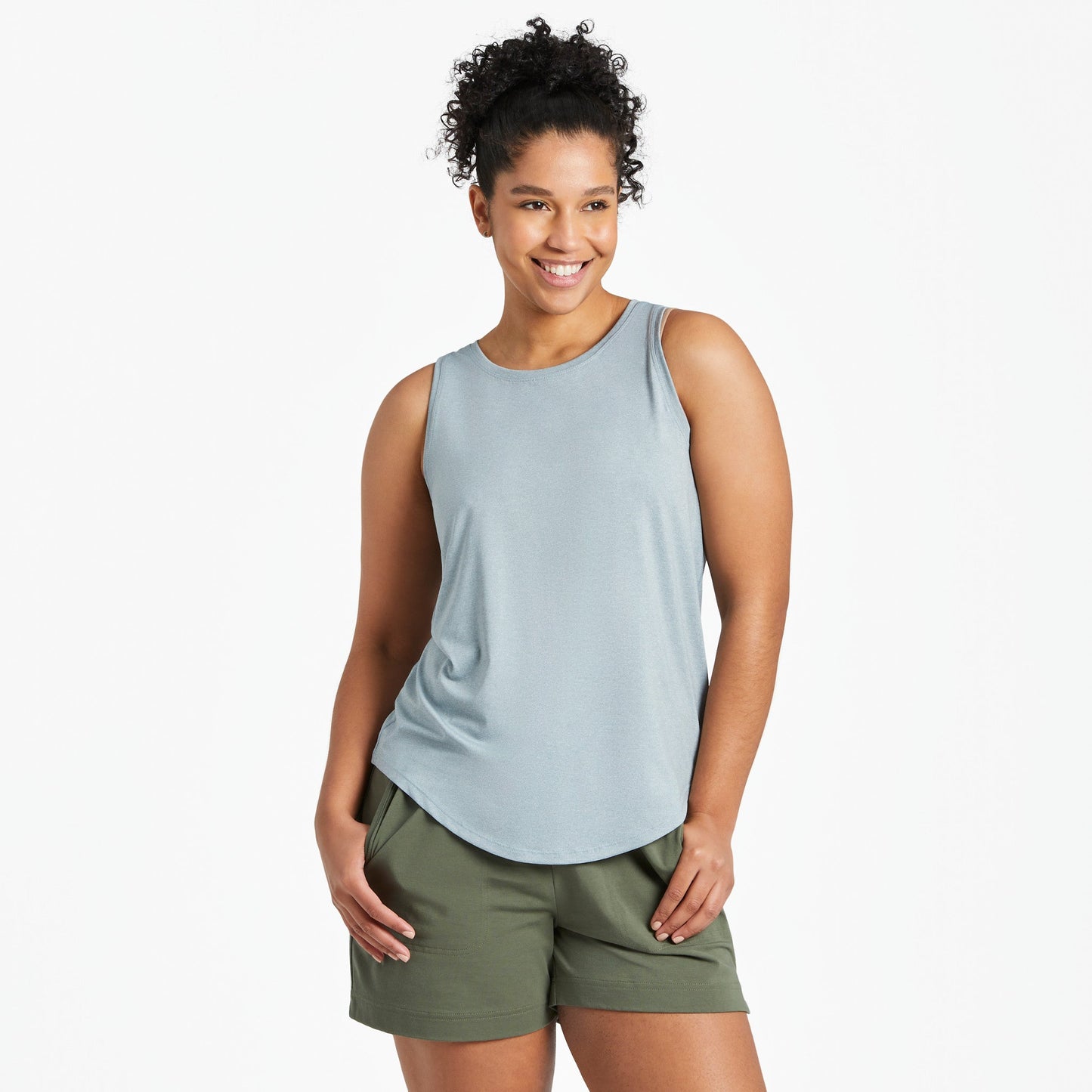 Women's Solid Active Tank