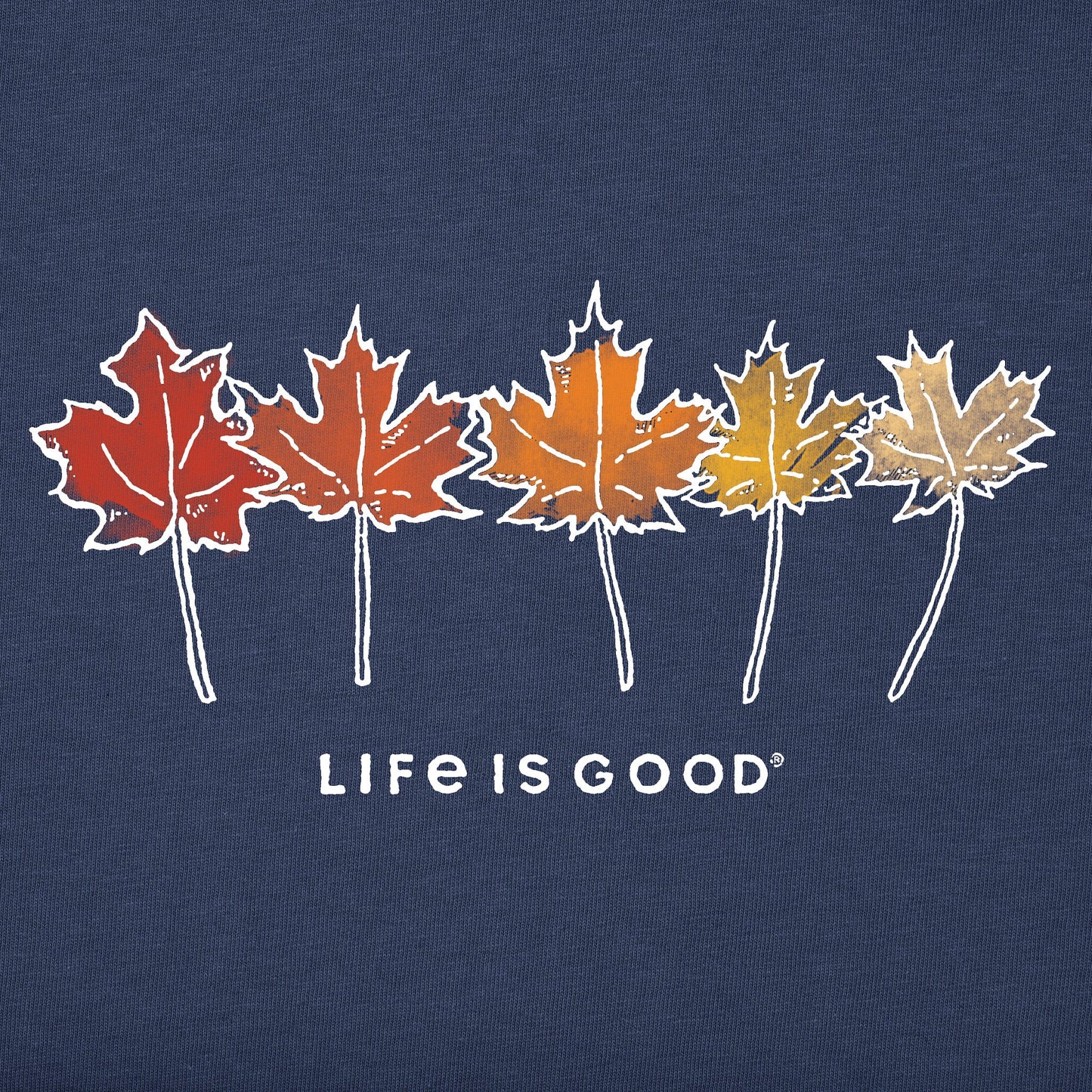 Men's Multi Leaves Short Sleeve Crusher Tee