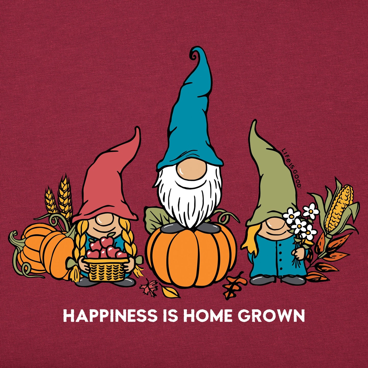 Women's Gnome Home Grown Long Sleeve Crusher Tee