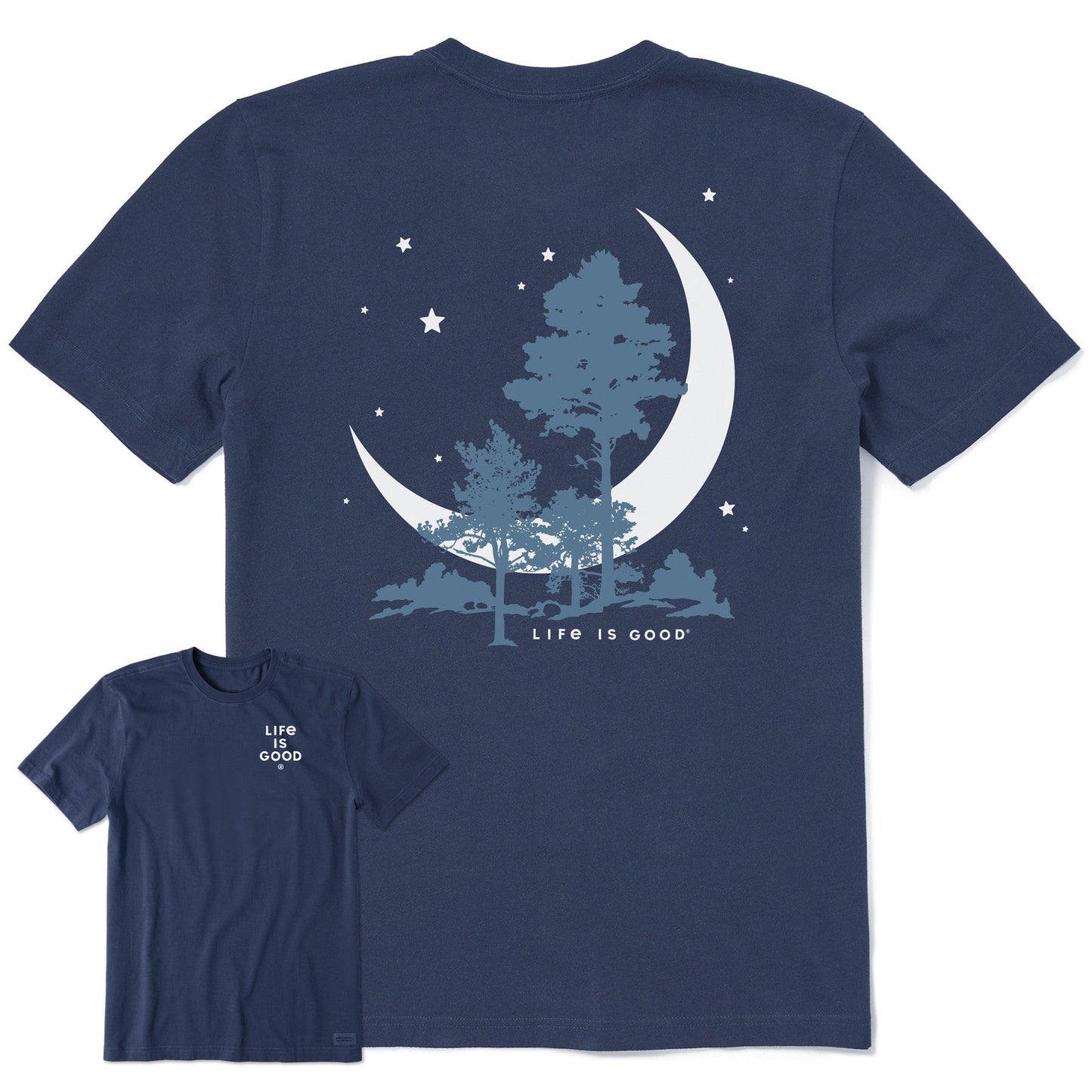 Men's Moonlight Trees Short Sleeve Tee