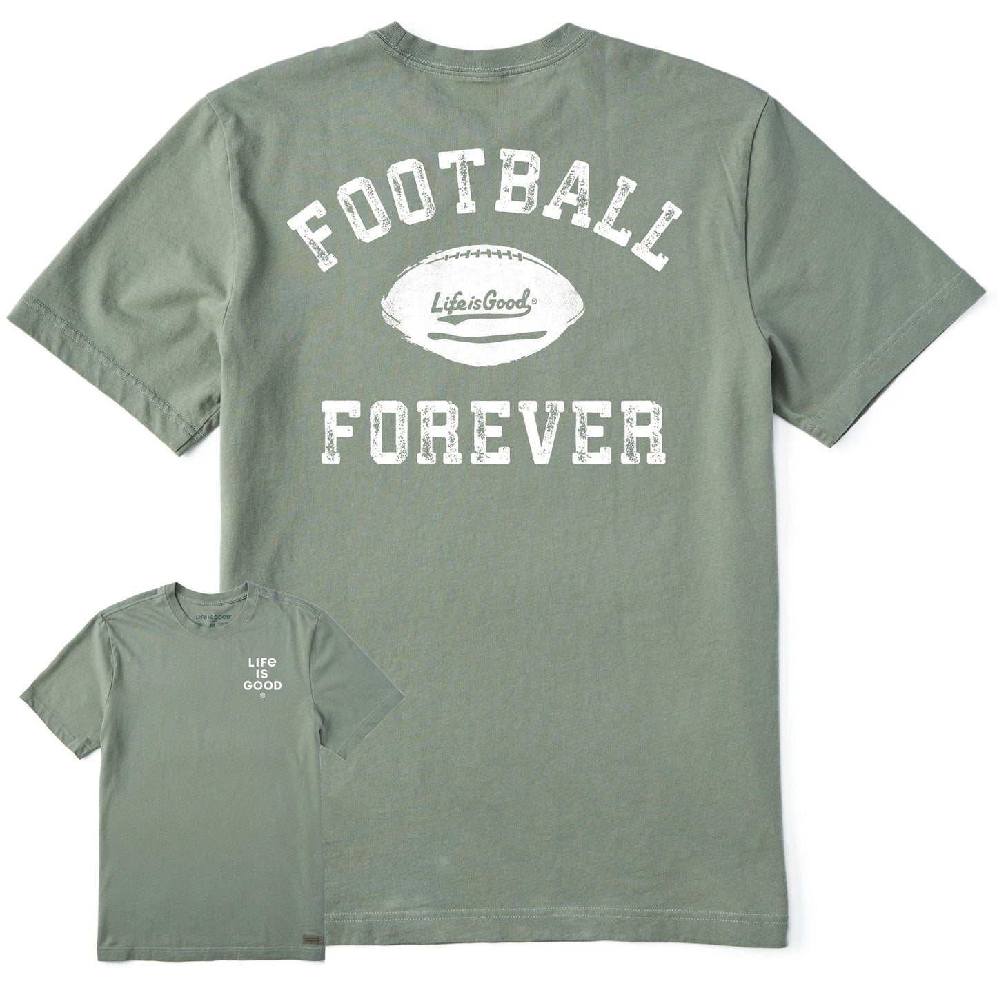 Men's Football Forever Short Sleeve Crusher Tee