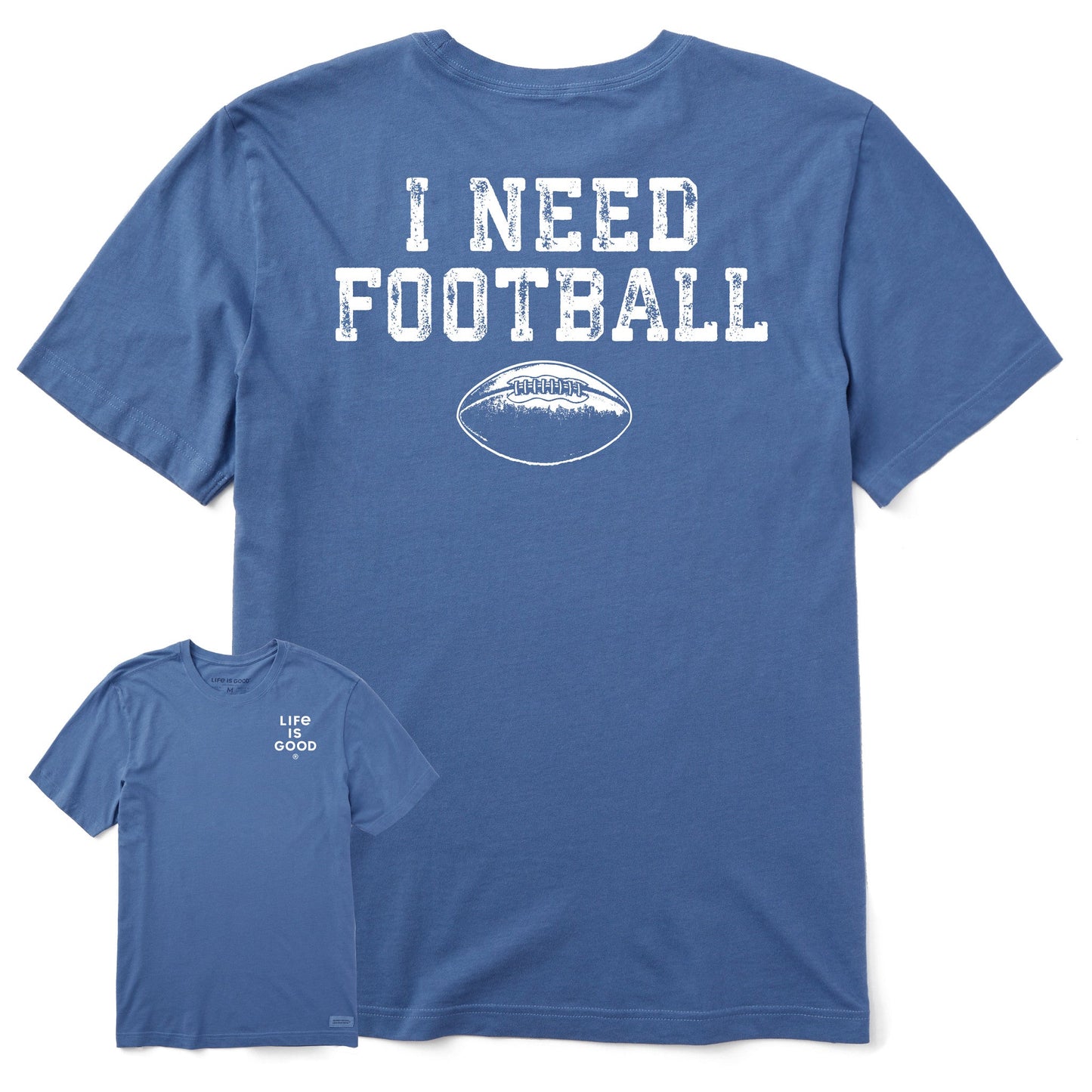 Men's I Need Football Short Sleeve Tee