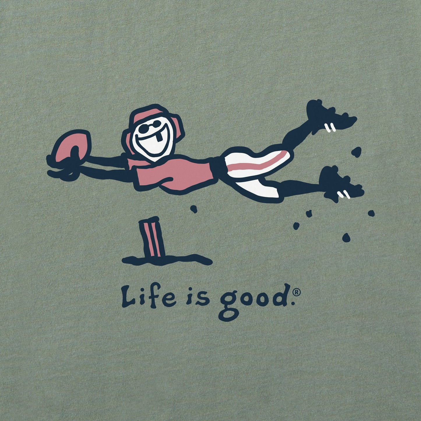 Men's Jake Football Flay Short Sleeve Tee