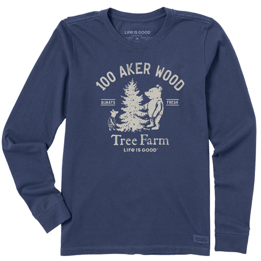 Women's Winnie 100 Aker Tree Farm Long Sleeve Crusher Tee