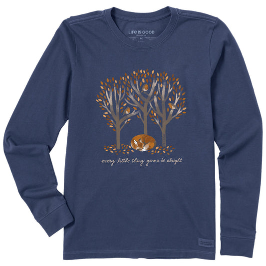 Women's Every Little Thing Fox Long Sleeve Crusher Tee