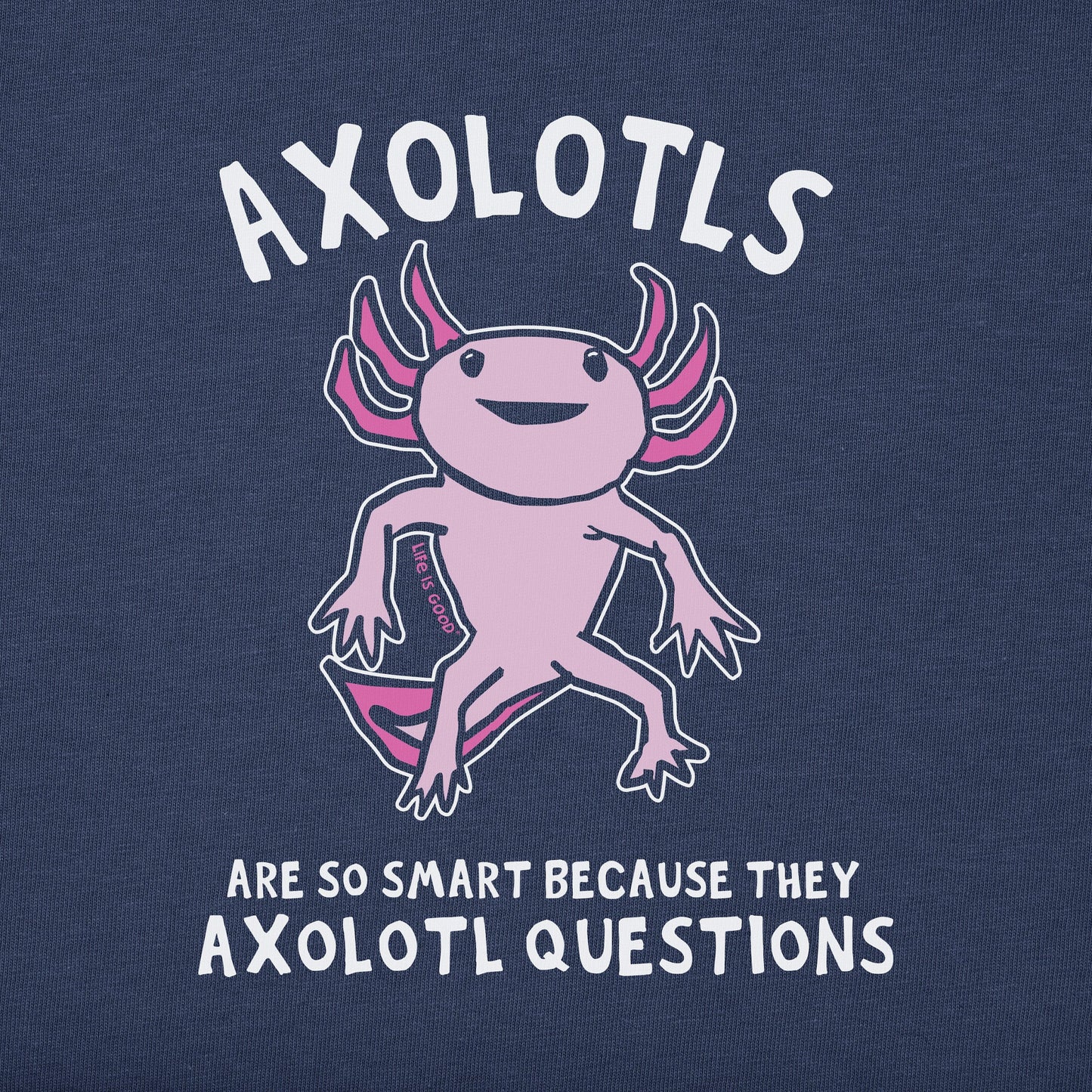 Women's Axolotls Questions Short Sleeve Crusher Tee