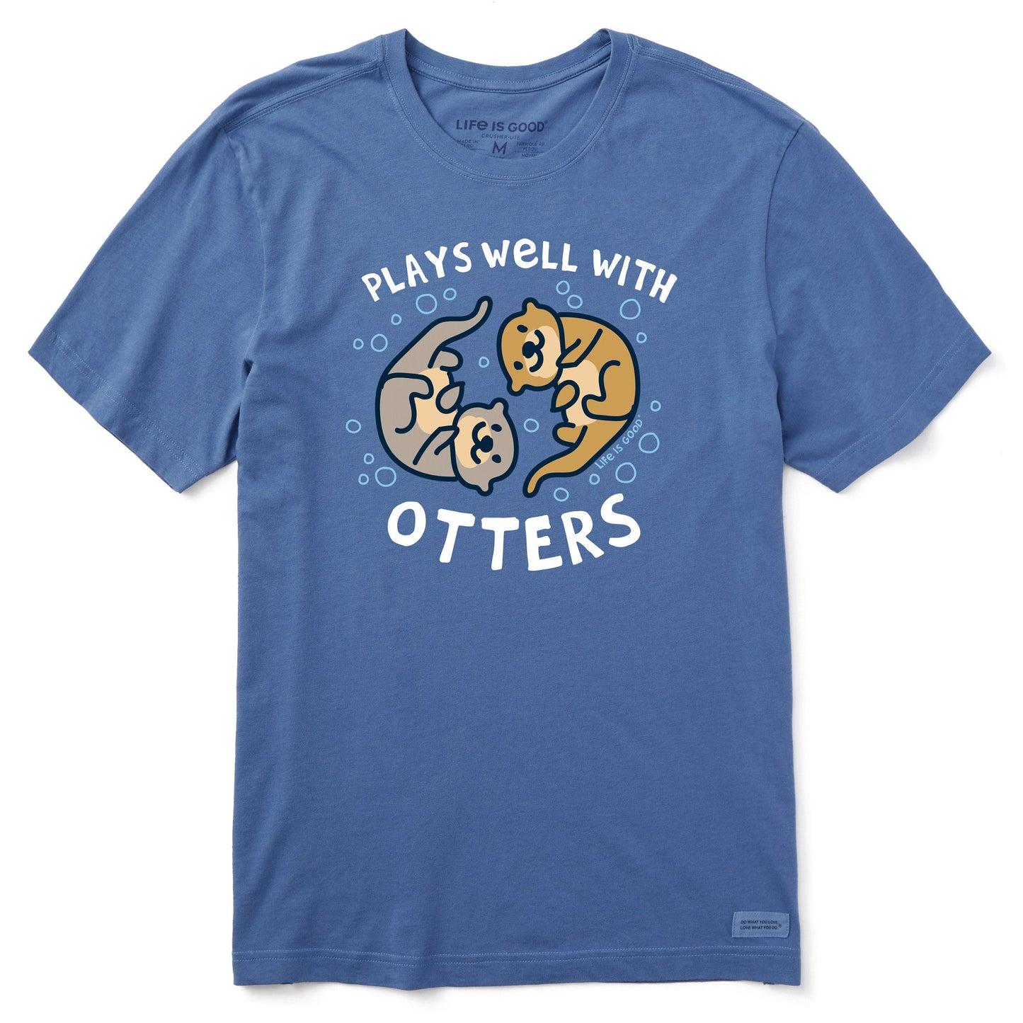 Men's Plays Well With Otters Short Sleeve Tee