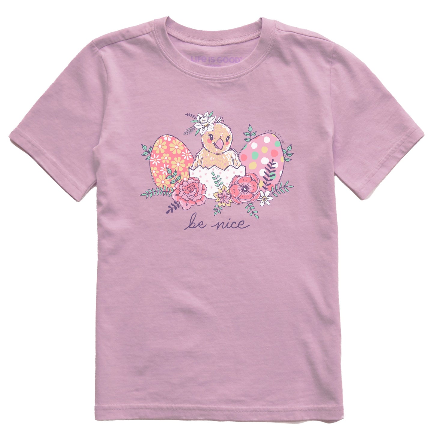 Kids Be Nice Chick Short Sleeve Crusher Tee