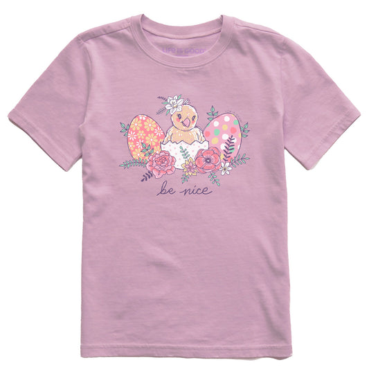 Kids Be Nice Chick Short Sleeve Crusher Tee