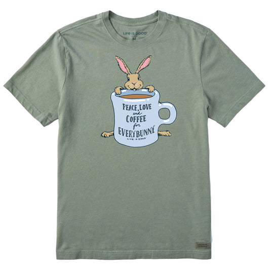 Men's Coffee For Everybunny Short Sleeve Tee