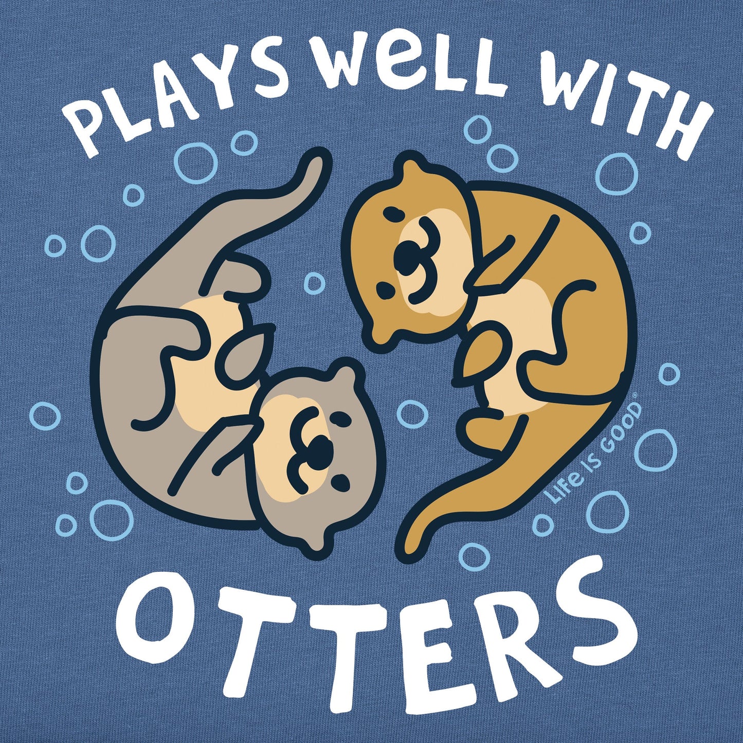 Women's Plays Well With Otters Short Sleeve Tee