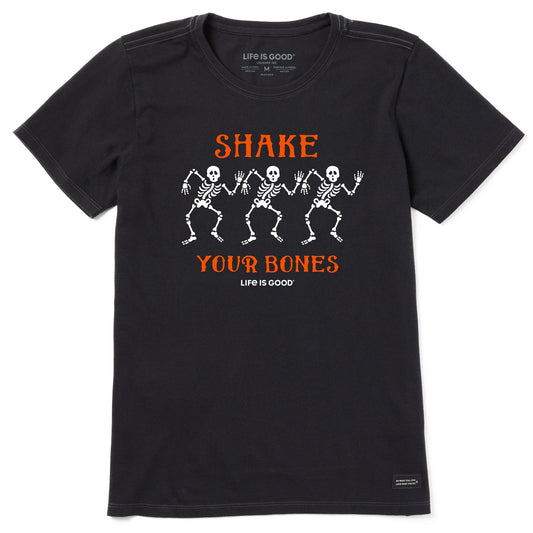 Women's Shake your Bones Skeletons Short Sleeve Tee