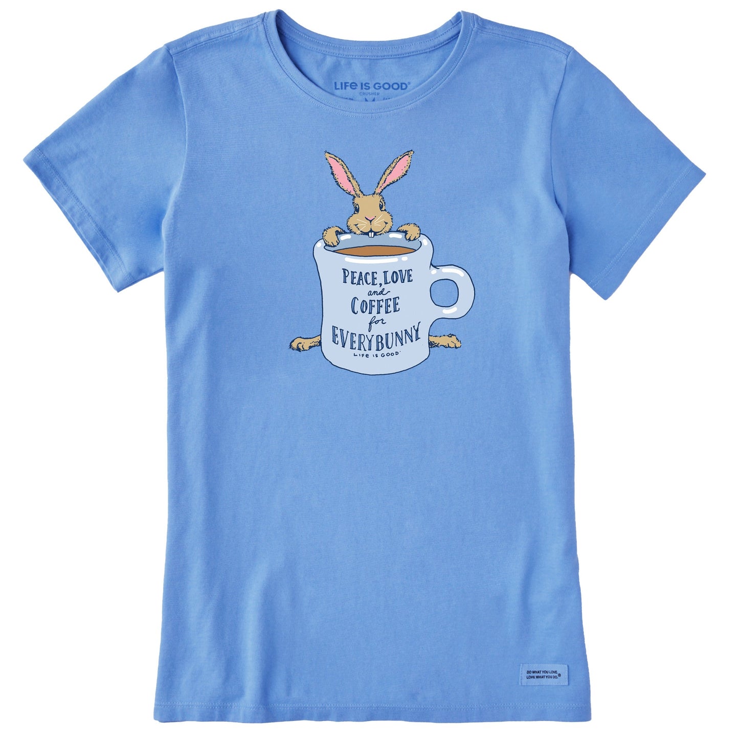 Women's Coffee For Everybunny Short Sleeve Tee