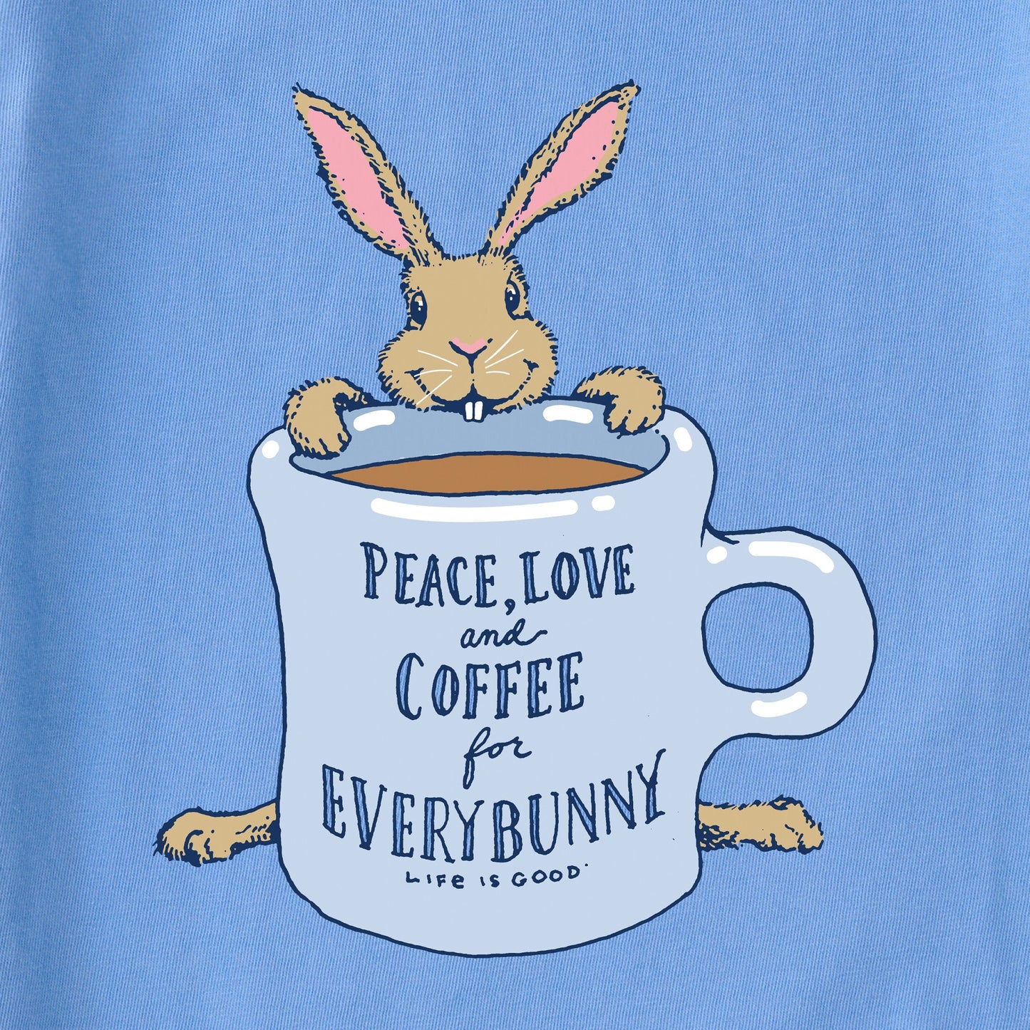 Women's Coffee For Everybunny Short Sleeve Tee