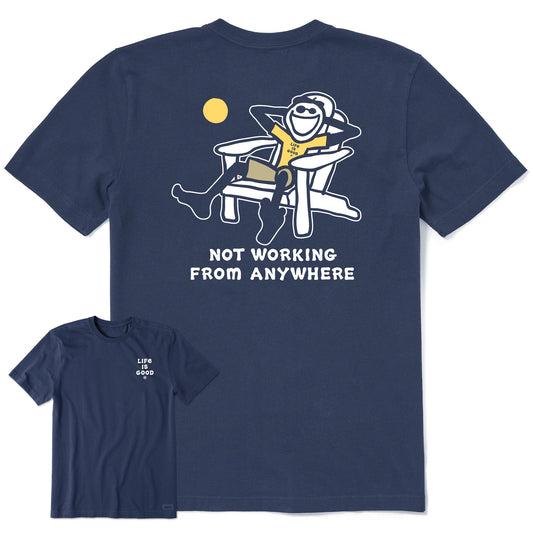 Men's Jake Not Working Adirondack Short Sleeve Tee