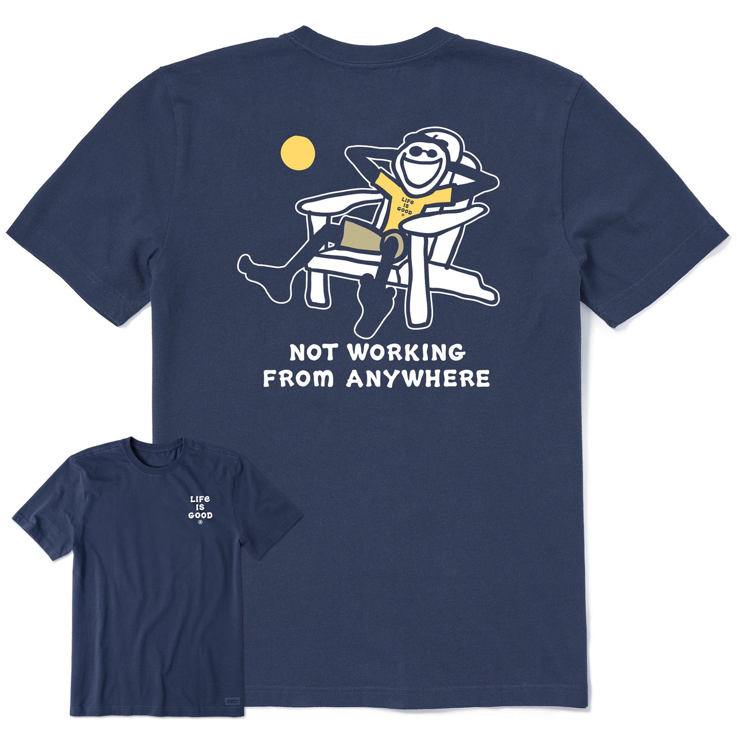 Men's Jake Not Working Adirondack Short Sleeve Tee