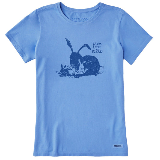 Women's Bunny Mom Short Sleeve Crusher Tee