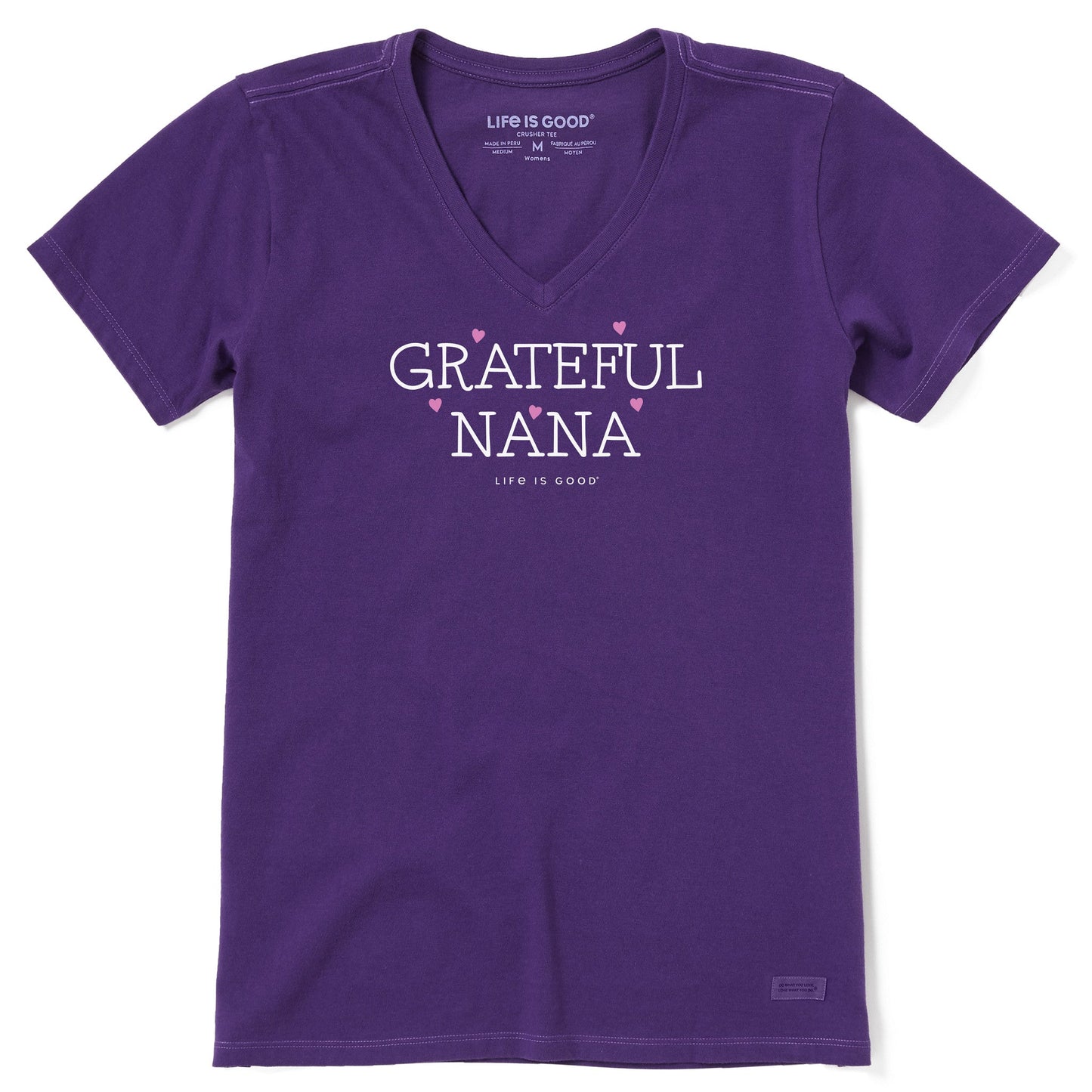 Women's Grateful Nana Short Sleeve Crusher Vee