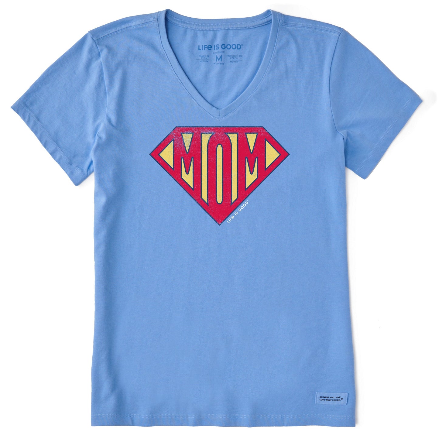 Women's SUPERMOM SHIELD Short Sleeve Vee
