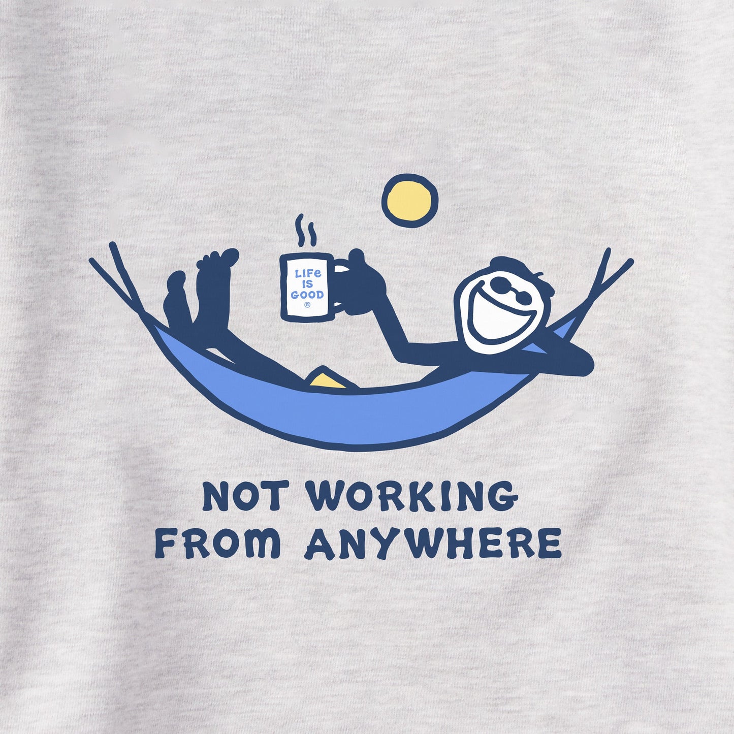 Men's Not Working Hammock Simply True Fleece Crew